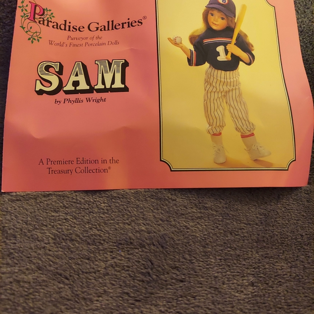 Porcelain doll Sam - Picture 4 of 5